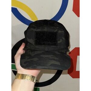 Notch Gear Operator Trucker Hat Black Camo Ball Cap OSFA Military Patch